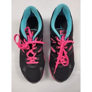Nike Dual Fusionlite Black Pink Neon Running Shoes 599560-004 Women’s‎ Size 8